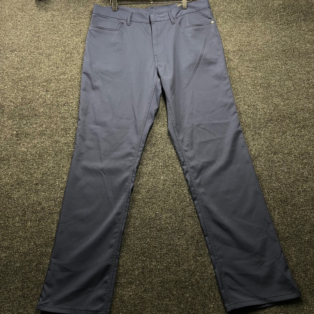 RLX Ralph Lauren Tailored Fit Golf Pants Mens 34x32 Navy Blue Recycled Polyester